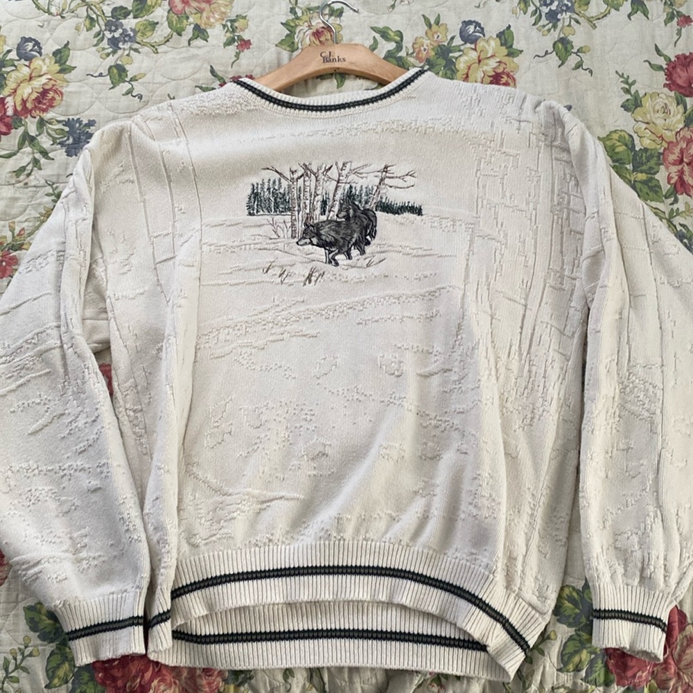 Vintage FieldMaster Wildlife Sweater (White)